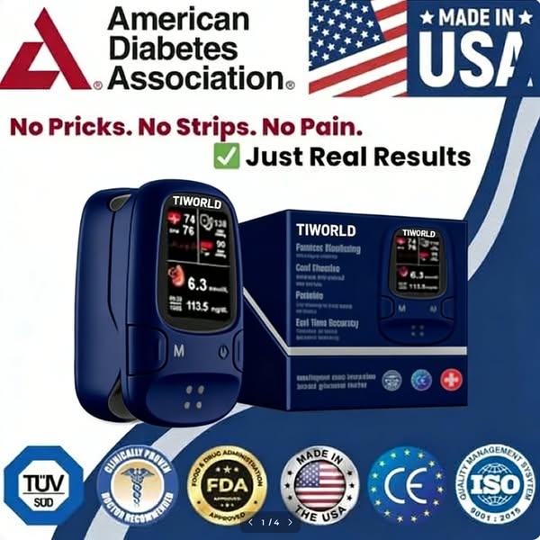 👑2026 Eaily Hot Sale Ends Today: 70% OFF!-Tiworld™ Develops Newly Launched Non-Invasive Smart Glucose Meter-✅made in the USA✅