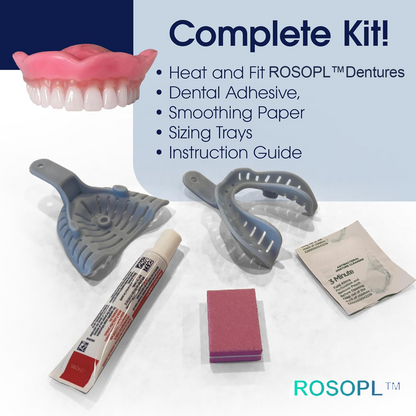 🦷🍎Heat and Fit ROSOPLTM – Immediate Dentures: The Ultimate Fit You Can’t Resist!  (👩‍🔬Certified | Dentist Approved)