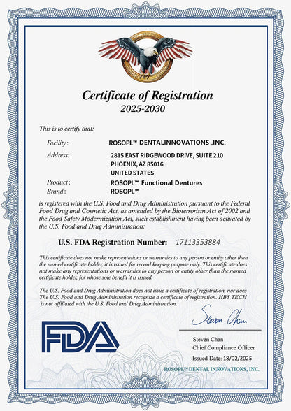 🦷🍎Heat and Fit ROSOPLTM – Immediate Dentures: The Ultimate Fit You Can’t Resist!  (👩‍🔬Certified | Dentist Approved)