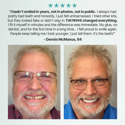 🦷  Fit Full Functional DenturesMake you more confident-Made in the USA