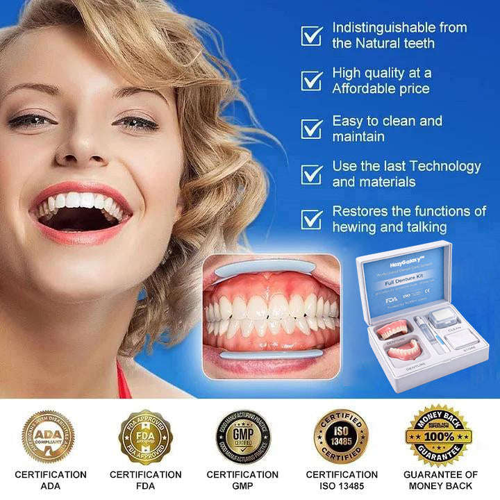 ✨🦷 HazyGalaxy™ Custom-Fit Dentures ⏰ ENDS TODAY   70% OFF | Smile with Confidence