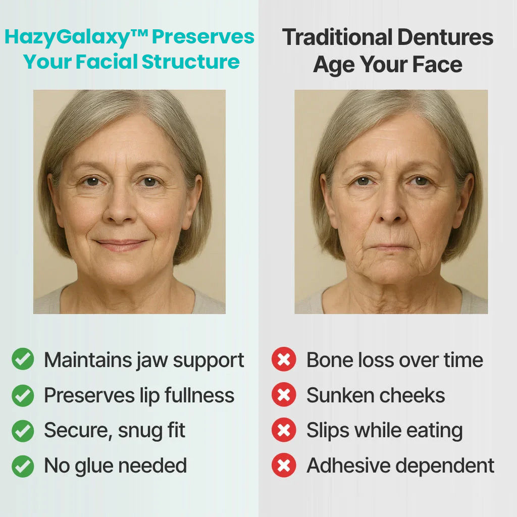 ✨🦷 HazyGalaxy™ Custom-Fit Dentures ⏰ ENDS TODAY   70% OFF | Smile with Confidence